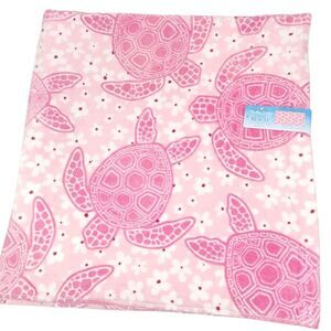Truly Lou Collection Oversize Cotton Spa Pool Beach Towel Turtle Pink 36x72in